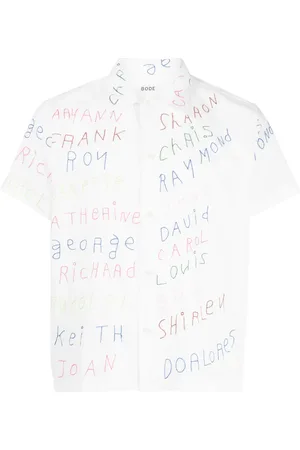 BODE Chemise en coton à broderies