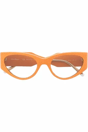 Salvatore Ferragamo Lunettes de soleil à monture papillon