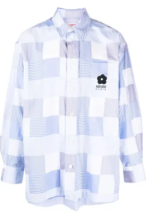 Kenzo Chemise oversize à design patchwork