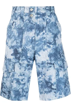 Isabel Marant Short cargo à effet délavé