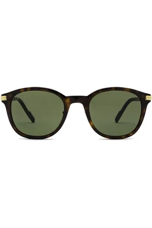 Cartier Lunettes de soleil à effet écaille de tortue
