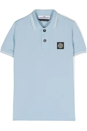 Stone Island Polo en coton à patch Compass