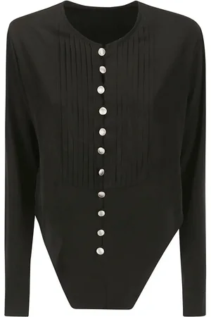 YOHJI YAMAMOTO Blouse plissée à ourlet asymétrique