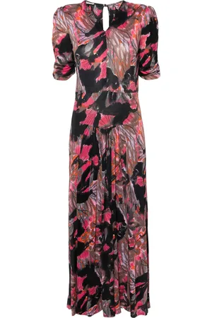 Missoni Robe longue à imprimé graphique (années 1970)