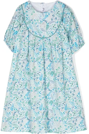 Il gufo Robe en coton à fleurs