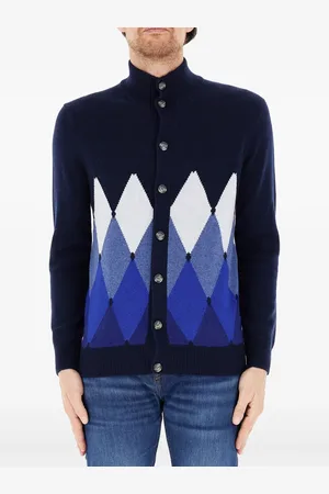 BALLANTYNE Cardigan à losanges imprimé