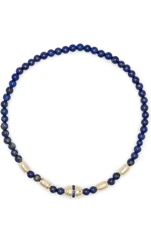 LUIS MORAIS Bracelet orné de perles et saphirs