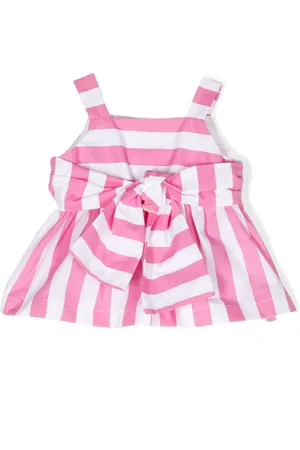 Le Bebé Enfant Blouse évasée à rayures