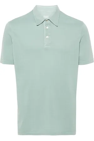 FEDELI Polo en piqué à design ondulé
