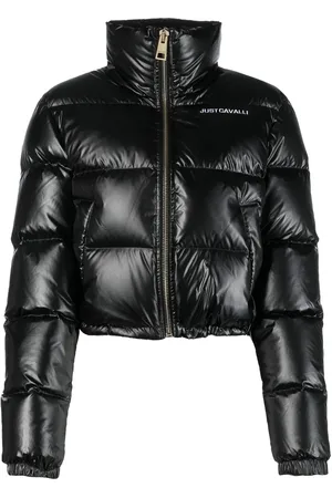 Roberto Cavalli Doudoune à col montant