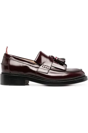 Thom Browne Mocassins en cuir verni