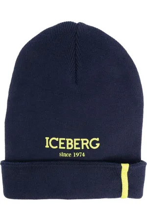 Iceberg Bonnet en maille à logo imprimé