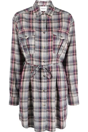 Marant Etoile Robe-chemise Lilian à coupe mi-longue