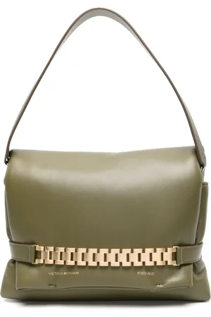 Victoria Beckham Pochette en cuir à anse en chaîne
