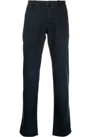 Jacob Cohen Pantalon en serge à coupe droite