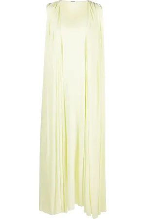Jil Sander Robe longue à design drapé
