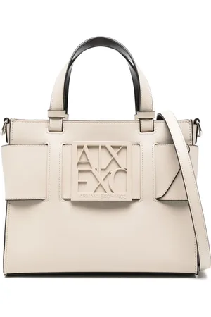Armani Exchange Sac cabas à plaque logo