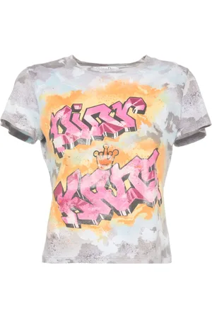 Dior T-shirt à imprimé graphique (années 2000)