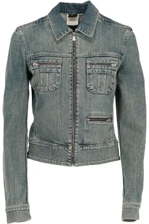 VERSACE Veste ajusté en jean