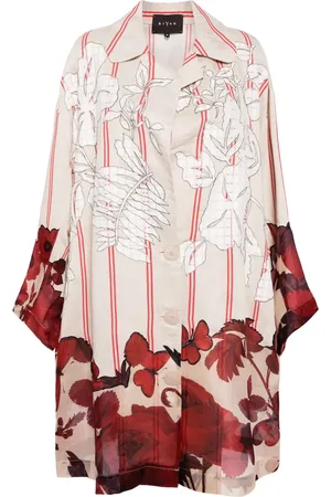 BIYAN Manteau boutonnée à fleurs