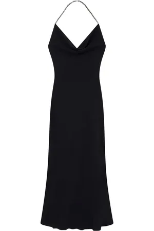 Stella McCartney Robe ornée de cristaux à dos-nu