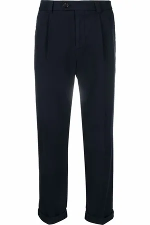 Brunello Cucinelli Pantalon droit en coton