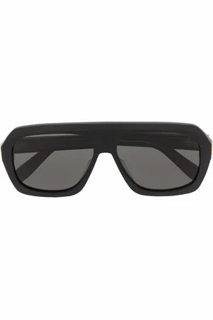 Dunhill Lunettes de soleil à monture pilote texturée