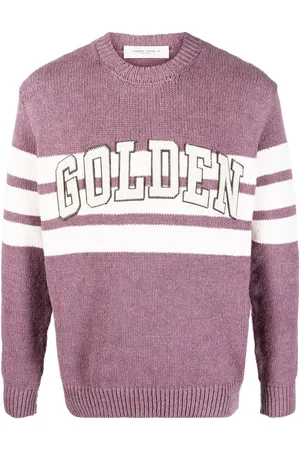 Golden Goose Pull en maille à patch logo