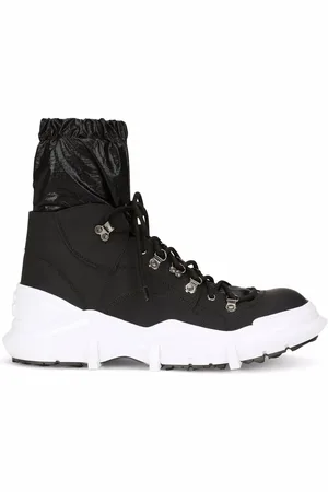 Dolce & Gabbana Bottes lacées à chevilles élastiques