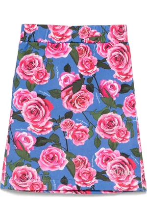 Balmain Jupe à fleurs imprimées