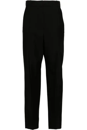 Alexander McQueen Pantalon de costume à taille haute
