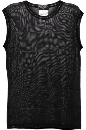 CHANEL Haut en maille à rayures (1997)