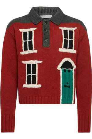 J.W.Anderson Polo en maille intarsia