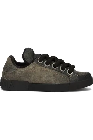 Dolce & Gabbana Baskets en jean à lacets