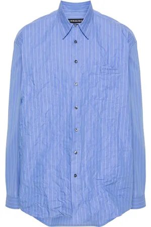 Y / PROJECT Chemise en coton à logo brodé