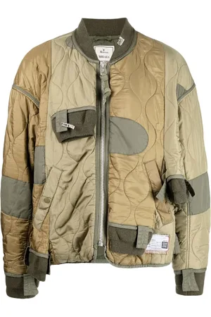 Maison Mihara Yasuhiro Veste bomber matelassée à design patchwork