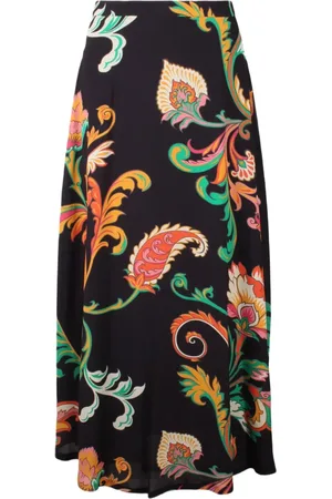 Etro Jupe mi-longue à imprimé cachemire