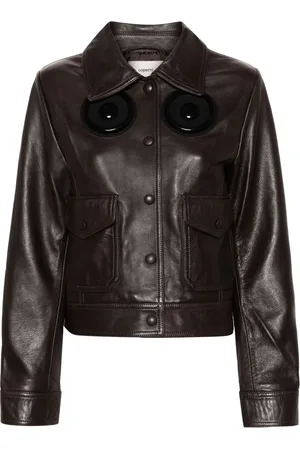 COPERNI Veste en cuir à détails appliqués