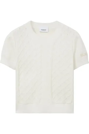 Burberry Haut en maille torsadée