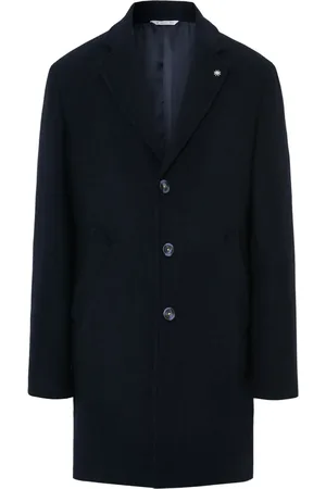 Manuel Ritz Manteau droit à simple boutonnage
