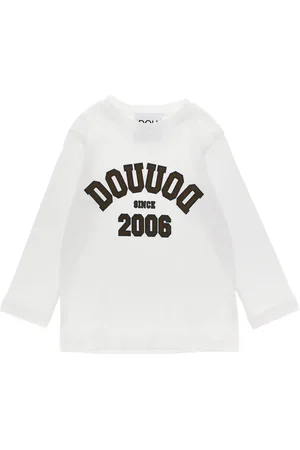 DOUUOD KIDS T-shirt à logo imprimé