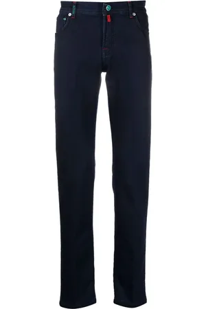 Kiton Jean slim à taille basse