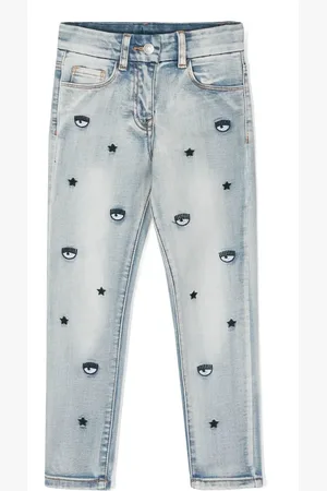 Chiara Ferragni Jean à motif Eyelike