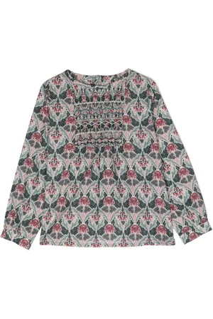 BONPOINT Blouse en coton à imprimé baroque