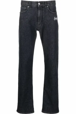 Stella McCartney Jean droit à logo imprimé