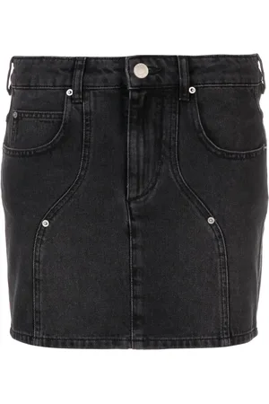 Marant Etoile Jupe en jean Vesna à taille haute