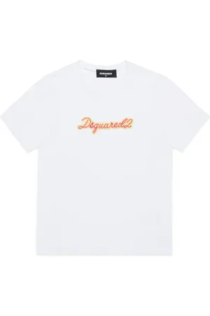 Dsquared2 T-shirt en coton à logo pailleté