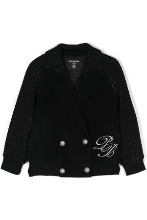 Balmain Veste en tweed à ornements