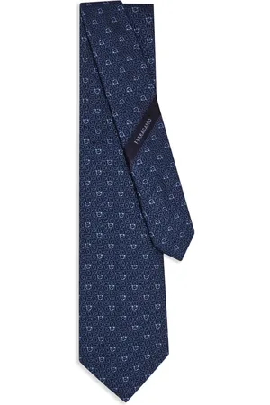 Salvatore Ferragamo Cravate Gancini en jacquard