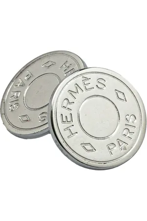 Hermès Boutons de manchette Selle Bijouterie Fantaisi 20e siècle